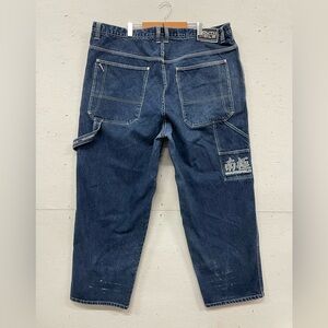 Vintage Y2K South Pole Embroidered Baggy  Carpenter Denim Jeans, Size 48